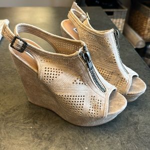 Not Rated Wedge Sandals 7.5